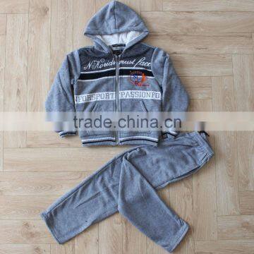 Boys Hoodies Lovely Fleece Sets Child Boutique Cothes photo-2