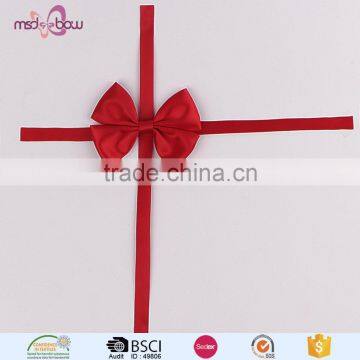 Pink Satin Ribbon Craft Bows for Gift Box photo-3