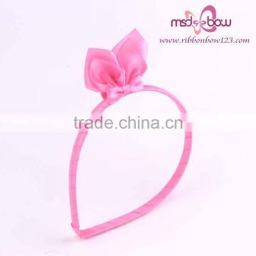 Red Satin Cute Ribbon Bows for Hair photo-2