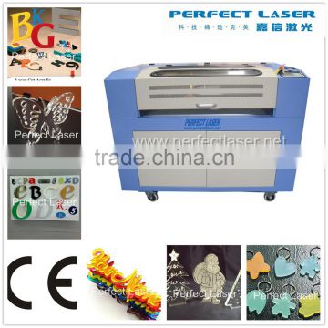 2015 hot selling acrylic / wood / fabric / cloth / leather / rubber plate / PVC rubber stamp laser engraving machine