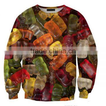 China factory women custom 3d sweatshirt