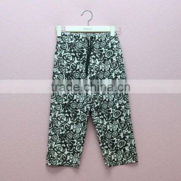 Fashion Children Girls Hot Pants Rose Printed