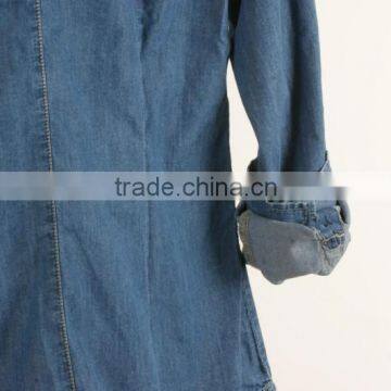 GZY Cotton Jeans Long Shirt Jeans Jacket Sewing Machine Price Jeans Factory China2017