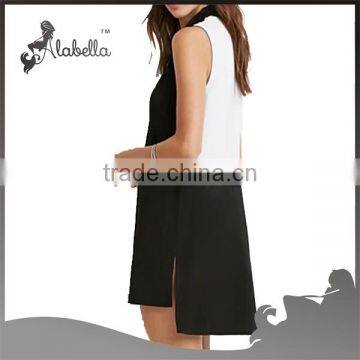 Sleeveless and neck collar for the dress shirt