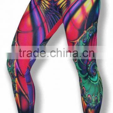 Top quality sublimation printed ladies tights