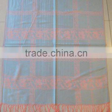 Fahion High Quality Woman100%rayon Designer Plaid Rose Scarf photo-6