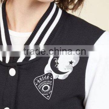 High Quality Printed Embroidery Custom Baseball Jackets photo-4