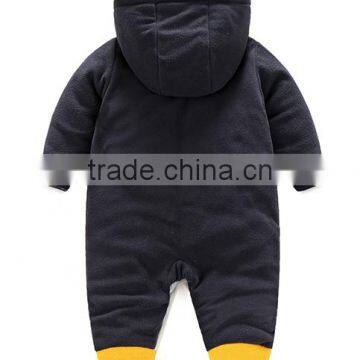 Customized Warm Polar Fleece Winter Baby Rompers Lovely Baby Rompers Wholesale 3-6 -9months Baby Rompers photo-2