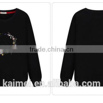 Latest Design High Quality Enjoy a Good Popularity Plain Women Sweatshirt CVC(60/40) photo-2