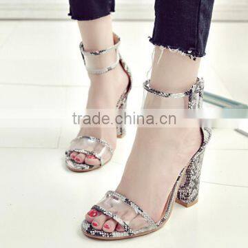 Zm50081b Hot Sell High Heel Ladies Sandals Plus Size Ladies Shoes photo-5