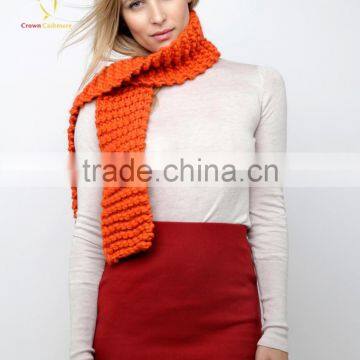 3gg Warm Cashmere Merino Wool Lady Knit Scarf Womens photo-4