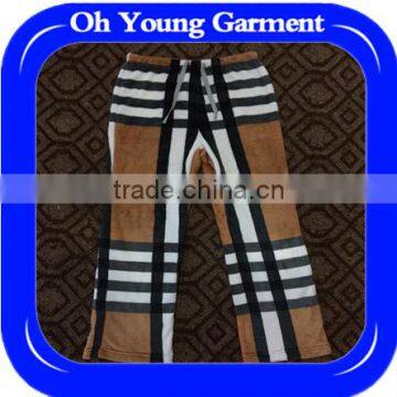 Custom Printed Plush Pants Sleepwear Wholesale Cheap Stylish Flannel Pants New Model Pajama Pants Sleepwear photo-4