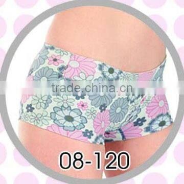 printed seamless women underwear boy short panty