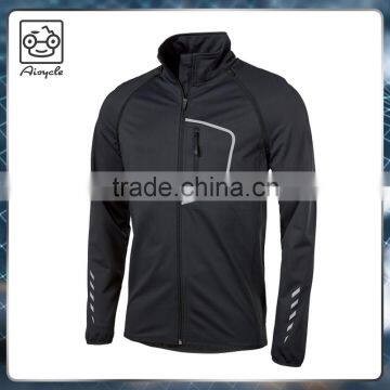 2016 2 in 1 urban bike soft shell black jacket for man