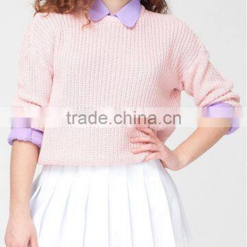 Runwaylover New Fashion 2017 Ladies Custom Knitted Pullover Sweaters photo-3