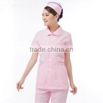 cotton white nurse uniform dress pink nurse hospital uniform designs