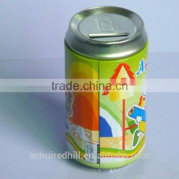 Wholesale coke cans piggy bank Coin Piggy Bank Metal Tin Can