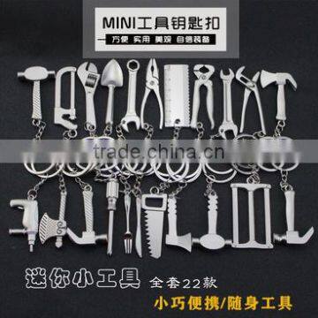 Mini tool adjustable wrench gadget key character key chain key chain Creative gifts