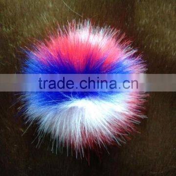 Top Quality Raccoon Fur Pom Pom for Hat/garment/key Chain photo-4