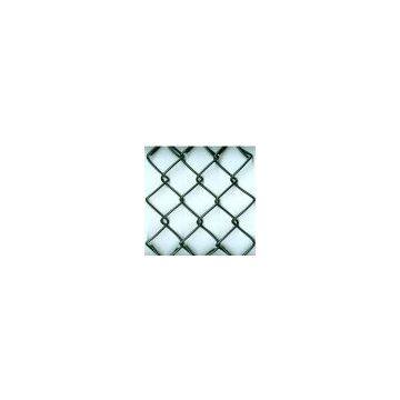 Powder coated chain link fencing