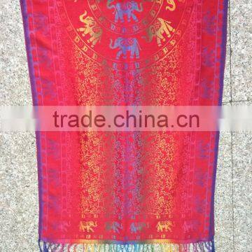 2017 Pashmina Scarf Ombre Rainbow Scarf Spring Fall Winter Scarf photo-6