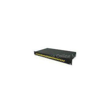 Simplex ST Fiber Optic Terminal Box with 12port Rack Mounted Structure