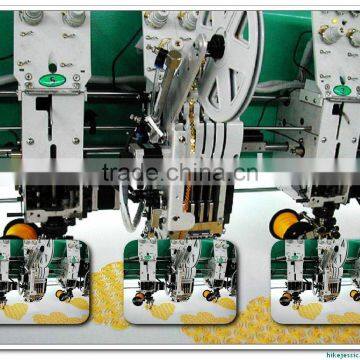 FS-608+8 Cording/Coiling/Taping and Single sequin Mixed computerized Embroidery Machine