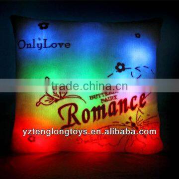 Romantic colorful LED dream light plush pillow