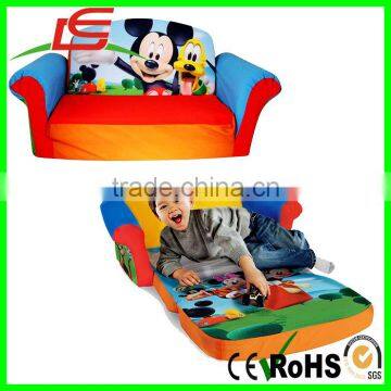 Flip Open Kids Lounger Furniture Toddler Mini Couch Mickey Mouse Sofa Bed