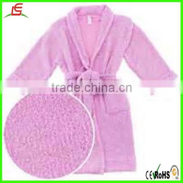 LE C1454 high qualty towel , plush pink bathrobe for ladies