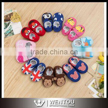 Wholesale Soft Sole Prewalker Indoor Baby Slippers