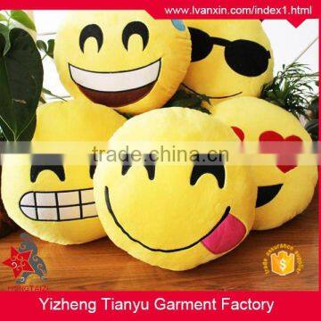 wholesale plush custom whatsapp soft emoji pillow