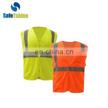 High Quality Practical Fluorescent Stripes Colorful Professional Style Vest