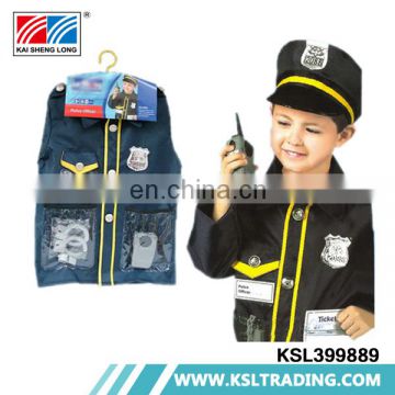 Shantou wholesale cosplay children boys police costume age 3-7