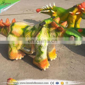 Mechanical interactive dinosaur Scooter coin operated kiddie rides Animatronic Animal Scooter