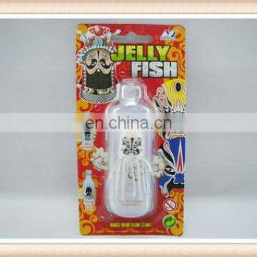 plastic mini cartoon toy face changing jellfish