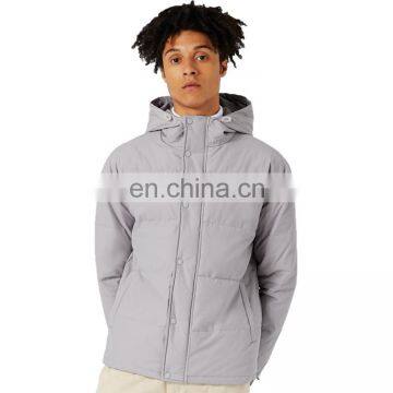 2017 Mens Puffer Fashion Jacket Breathable Warm Winter Thick Parka Down Jacket Men Outdoors Windproof Grey Hooded Puffer Jackets