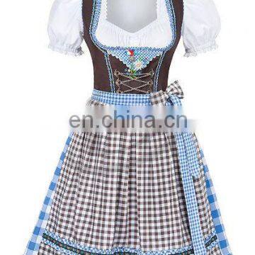 Women Custom Cotton Polyester Trachten Mini Dirndl (Trachten Dirndls)