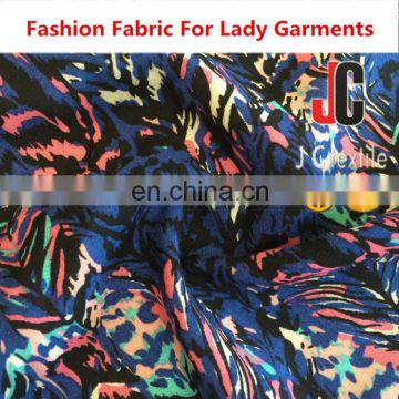 JC 1741 Shaoxing textile New fashion design rayon shally in stock 100 % rayon fabric