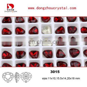 Siam DZ-3015 Heart Shape Fine Crystal Jewelry Stone Design