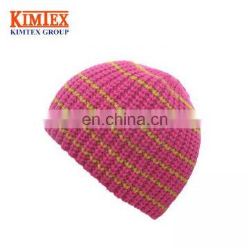 2017 Fashion beanie custom winter knitted hat for sale