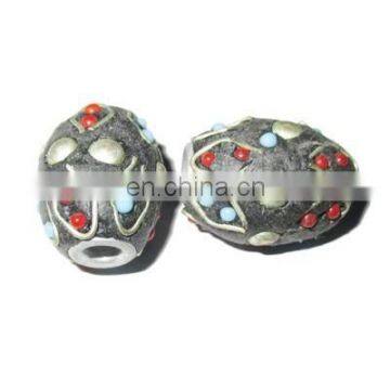 Kashmiri Beads (lakh beads, bollywood beads), size 15x20mm