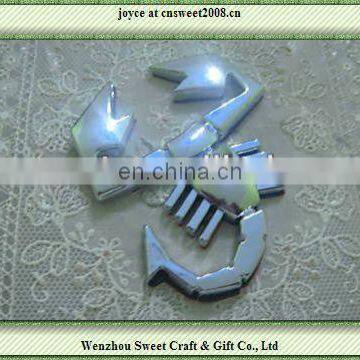 ABS Car Chrome Badge Emblem Sticker / 3D Logo