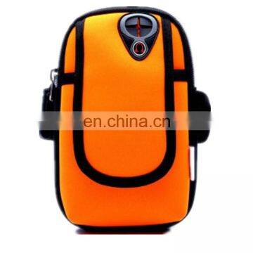 custom high quality neoprene sports gym armband arm bag