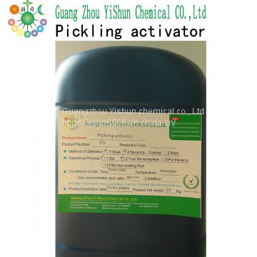 Pickling activator Metal pickling agents Chemical activator