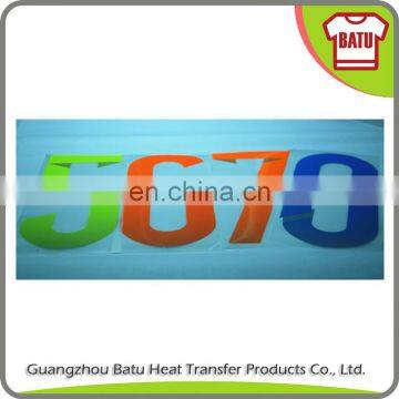Custom Soccer Heat Transfer Numbers,heat Transfer Letters and Numbers,sport Numbers Heat Transfer Printing