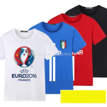 2018World cup cheering football fans tshirt