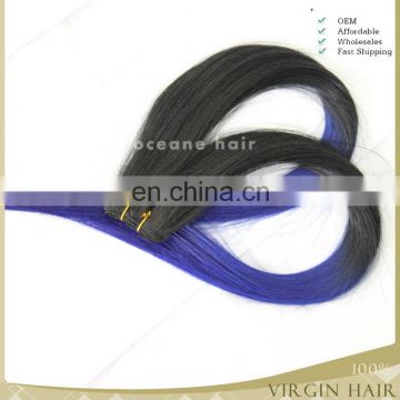 Ombre loose wave wholesale hair extensions 100% human ombre hair braiding hair