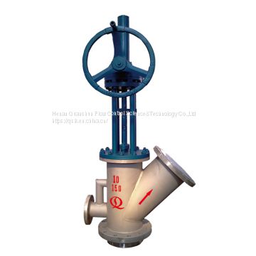 Special Tank Bottom Angle Valve For Coal Slurry