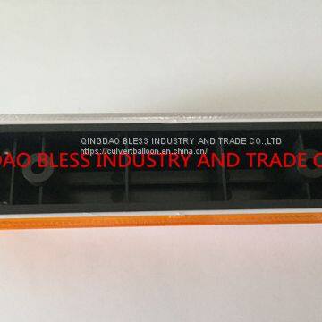 Wholesale High Quality Yellow Reflector Safety Road Delineator for GuardrailRectangle Reflective Delineator Plastic Guardrail Reflector High Quality Delineator Post Reflectors Road Signs photo-3